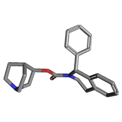 Zevesin 5 mg 30 Tablet (Solifenasin) Kimyasal Yapısı (3 D)