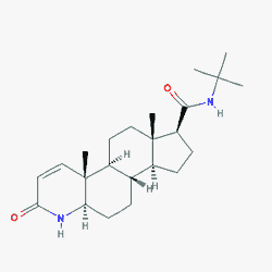 Dynasef 5 mg 30 Tablet (Finasterid) Kimyasal Yapısı (2 D)