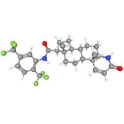 Dutapros 0.5 mg 30 Kapsül (Dutasterid) Kimyasal Yapısı (3 D)