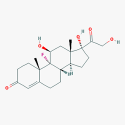 Florinef (Fludrokortizon) Kimyasal Yapısı (2 D)