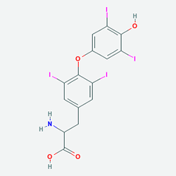 Levotiron 100 mcg 50 Tablet (Levotiroksin) Kimyasal Yapısı (2 D)