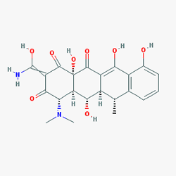 Tetradox 100 mg 14 Kapsül () Kimyasal Yapısı (2 D)