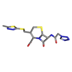 Maksiporin 500 mg IM/IV 1 Flakon () Kimyasal Yapısı (3 D)