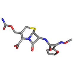 Seffur 750 mg IV 1 Flakon (Sefuroksim) Kimyasal Yapısı (3 D)