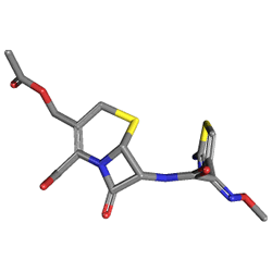 Taxocef 500 mg IM/IV 1 Flakon (Sefotaksim Sodyum) Kimyasal Yapısı (3 D)