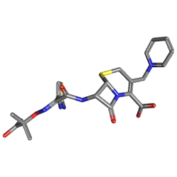 Zidim 0.5 g 1 Flakon () Kimyasal Yapısı (3 D) Zidim 0.5 g 1 Flakon () Kimyasal Yapısı (3 D)
