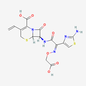 Innocef 400 mg 10 Tablet (Sefiksim) Kimyasal Yapısı (2 D)