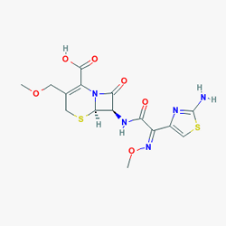 Cruter 100 mg 20 Tablet (Sefpodoksim) Kimyasal Yapısı (2 D)