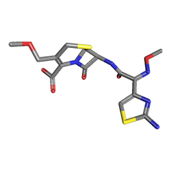 Infex 100 mg 20 Tablet (Sefpodoksim) Kimyasal Yapısı (3 D)