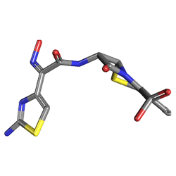 Sefpen 300 mg 10 Kapsül (Sefdinir) Kimyasal Yapısı (3 D)