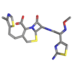 Spectracef Pediatrik 0.5 g 21 Saşe (Sefditoren) Kimyasal Yapısı (3 D)