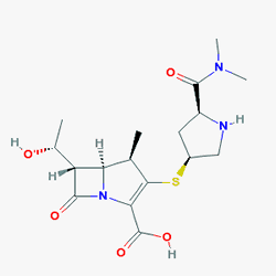 Mopem 500 mg IV 1 Flakon (Meropenem) Kimyasal Yapısı (2 D)