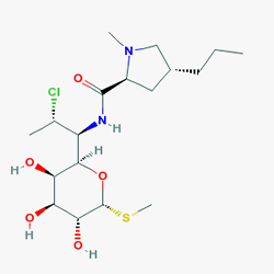 Klindan 150 mg 16 Kapsül () Kimyasal Yapısı (2 D)