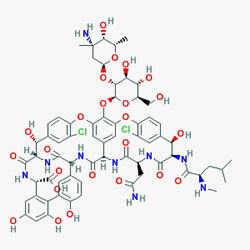 Vancotek 0.5 g 1 Flakon () Kimyasal Yapısı (2 D)