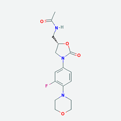 Nodizil 600 mg/300 ml 1 Flakon (Linezolid) Kimyasal Yapısı (2 D)