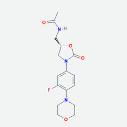 Linezone 2 mg/ml 300 ml Flakon (Linezolid) Kimyasal Yapısı (2 D) Linezone 2 mg/ml 300 ml Flakon (Linezolid) Kimyasal Yapısı (2 D)