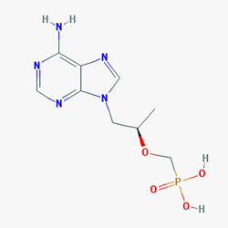 Voxus 245 mg 90 Tablet (Tenofovir) Kimyasal Yapısı (2 D)