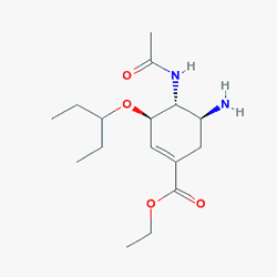 Enfluvir 75 mg 10 Kapsül (Oseltamivir) Kimyasal Yapısı (2 D) Enfluvir 75 mg 10 Kapsül (Oseltamivir) Kimyasal Yapısı (2 D)