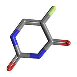 Fluorouracil 1000 mg/20 ml IV 1 Flakon () Kimyasal Yapısı (3 D)
