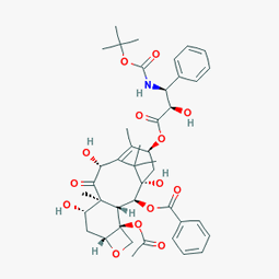 Doceter 160 mg IV 1 Flakon (Dosetaksel) Kimyasal Yapısı (3 D)