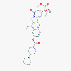 İroten 100 mg/5 ml Konsantre İnfüzyon Çözeltisi (Irinotekan HCL) Kimyasal Yapısı (2 D)