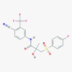Casodex 50 mg 28 Tablet (Bikalutamid) Kimyasal Yapısı (2 D)