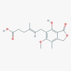 Micosef 500 mg 50 Tablet (Mikofenolik Asit) Kimyasal Yapısı (2 D)