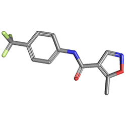 As-Lunex 10 mg 30 Tablet (Leflunomid) Kimyasal Yapısı (3 D)