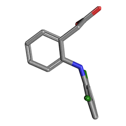 Fevere 25 mg/ml Oral Çözelti 50 ml (Diklofenak) Kimyasal Yapısı (3 D)