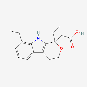 Edolar 300 mg (Etodolak) Kimyasal Yapısı (2 D)