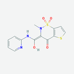 Oksamen 20 mg 10 Tablet (Tenoksikam) Kimyasal Yapısı (2 D)