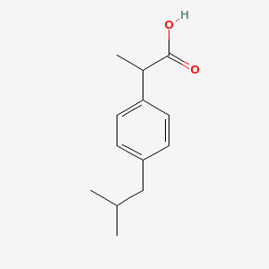 İbu-600 mg 20 Tablet (İbuprofen) Kimyasal Yapısı (2 D)