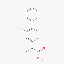 Netfen SR 200 mg 16 Kapsül (Flurbiprofen) Kimyasal Yapısı (2 D)