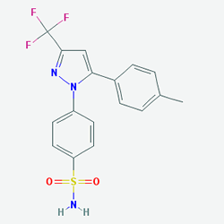 Celebrex 100 mg 20 Kapsül () Kimyasal Yapısı (2 D)