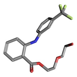 Thermo Doline Krem (ThermoDoline) (Etofenamat) Kimyasal Yapısı (3 D)