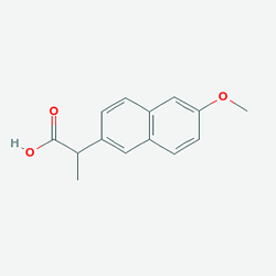 Rumazolidin Jel 0.1 g 50 g (Naproksen) Kimyasal Yapısı (2 D)