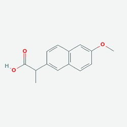 Naprodev Jel %10 50 g (Naproksen) Kimyasal Yapısı (2 D)