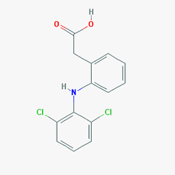 Clodifen Jel %5 45 g (Diklofenak) Kimyasal Yapısı (2 D)