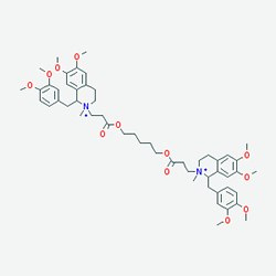 Neucurium 50 mg/5 ml 5 Ampül () Kimyasal Yapısı (2 D) Neucurium 50 mg/5 ml 5 Ampül () Kimyasal Yapısı (2 D)