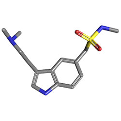 Imigran Subject 6 mg/0.5 mg 2 Kartuş + Otoenjektör () Kimyasal Yapısı (3 D)