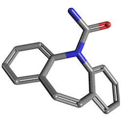Karberol 200 mg 24 Tablet () Kimyasal Yapısı (3 D)
