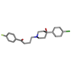 Norodol Dekanoat 50 mg/ml IM 3 ml 1 Ampül (Haloperidol) Kimyasal Yapısı (3 D)
