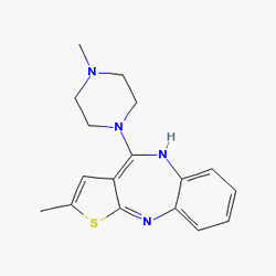 Zyprexa 5 mg 28 Tablet (Olanzapin) Kimyasal Yapısı (2 D)