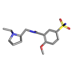 Meresa 100 mg 3 ml 6 Ampül (Sülpirid) Kimyasal Yapısı (3 D)