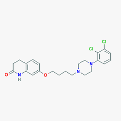 Ripazol 15 mg 28 Ağızda Dağılan Tablet (Aripiprazol) Kimyasal Yapısı (2 D)