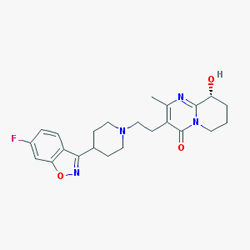 Xeplion 50 mg/0.50 ml IM Süspansiyon İçeren Enjektör (Paliperidon) Kimyasal Yapısı (2 D)