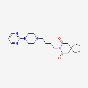 Buspon 5 mg 50 Kapsül (Buspiron) Kimyasal Yapısı (2 D)