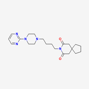 Buspon 5 mg 50 Kapsül (Buspiron) Kimyasal Yapısı (2 D) Buspon 5 mg 50 Kapsül (Buspiron) Kimyasal Yapısı (2 D)