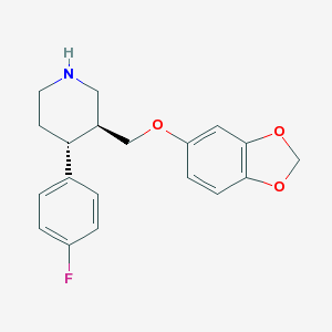 Seroxat 20 mg 14 Tablet (Paroksetin) Kimyasal Yapısı (2 D)