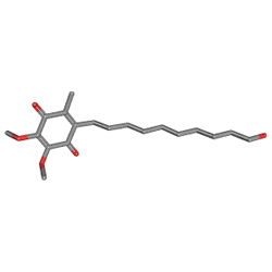 Idebenone 150 mg 60 Kapsül (İdebenon) Kimyasal Yapısı (3 D)